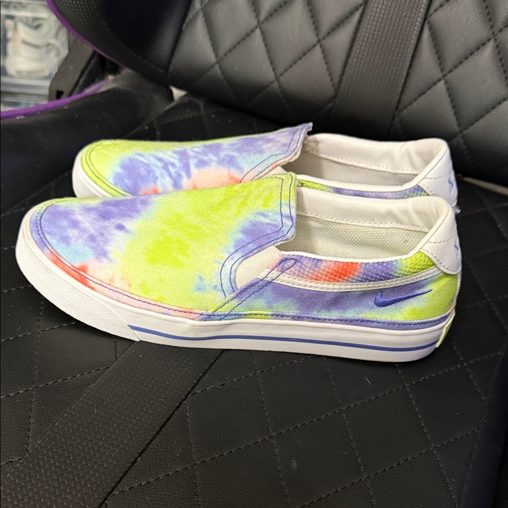 Nike Court Legacy Tye-Dye Slip On Shoes